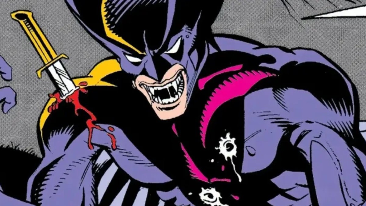 The vampire villain Baron Blood, as seen in the pages of Marvel Comics.