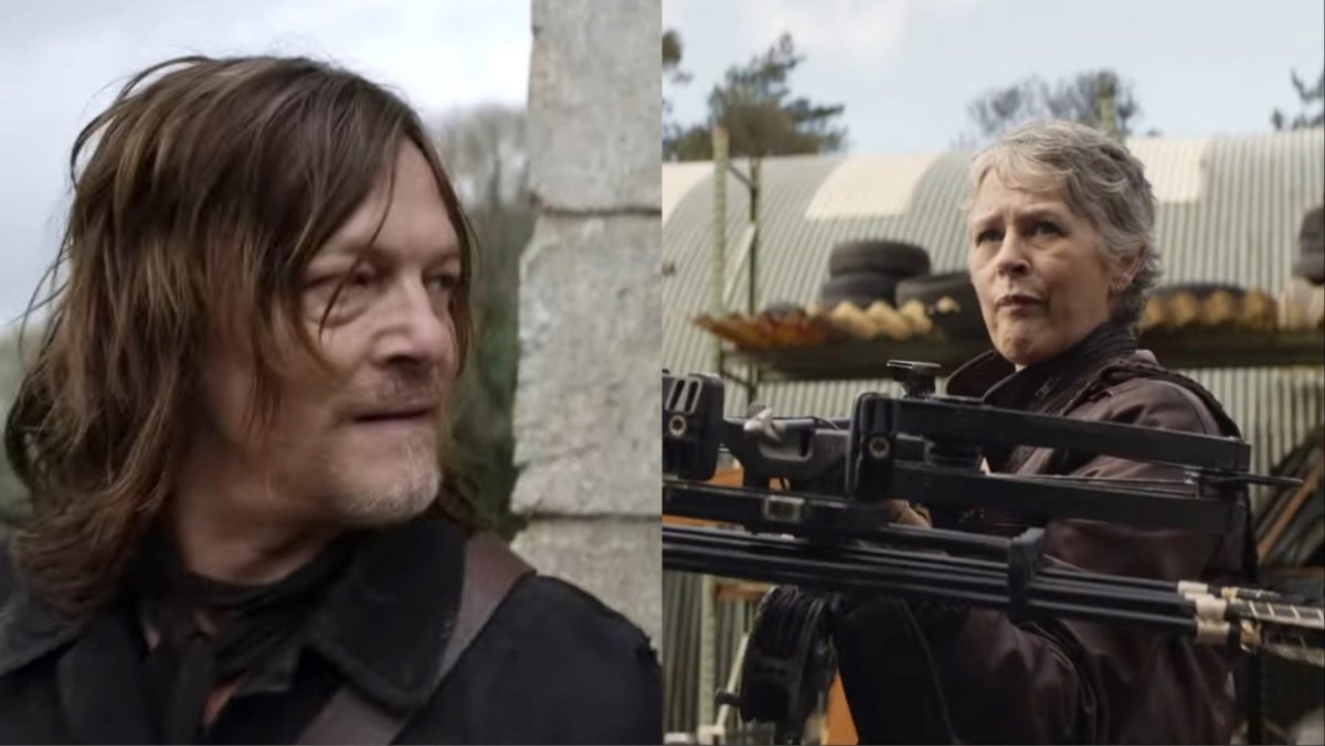 Daryl and Carol from The Walking Dead Darly Dixon season two the Book of Carol