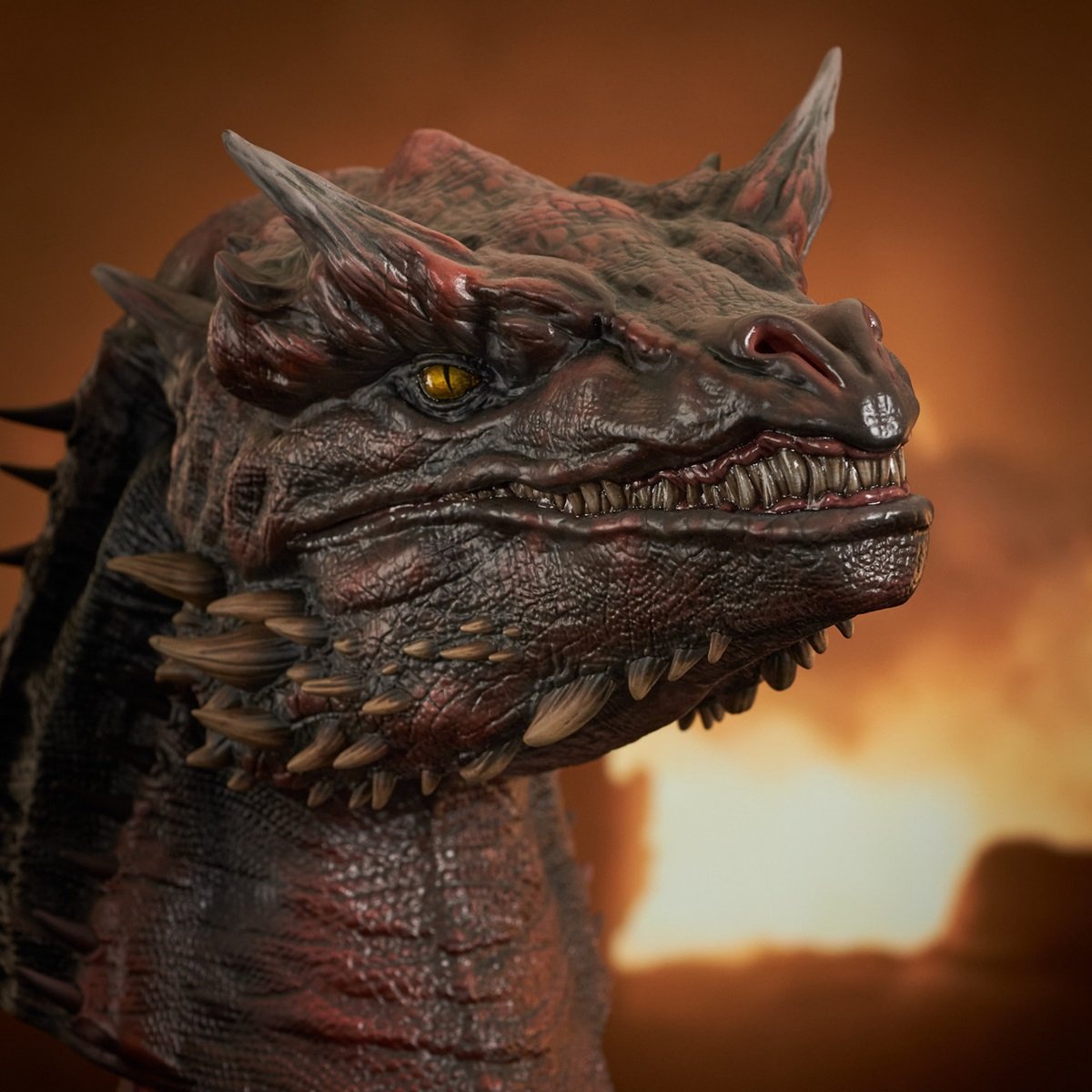 House of the Dragon Caraxes bust from Diamond Select close up