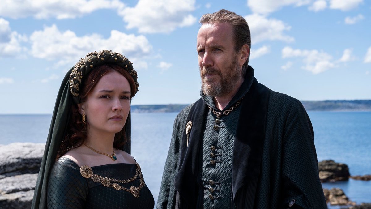 Olivia Cooke and Rhys Ifans in the Game of Thrones prequel House of the Dragon