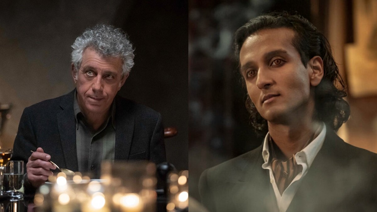 Daniel Molloy (Eric Bogosian) and Arman (Assad Zaman) in Interview with the Vampire season two.