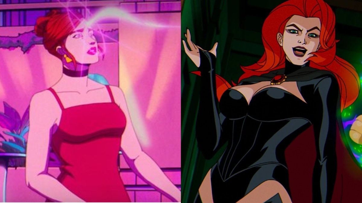 Madelyne Pryor, Jean Grey's clone, as she appered on X-Men '97.