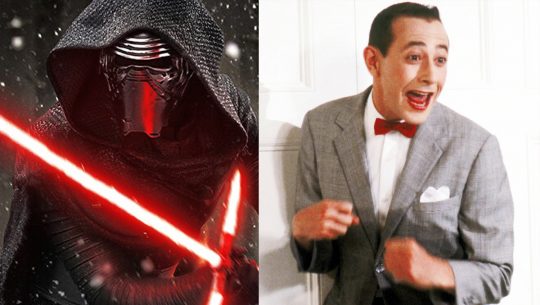 Pee-wee Herman Replaces Kylo Ren in Hilarious STAR WARS Mashup