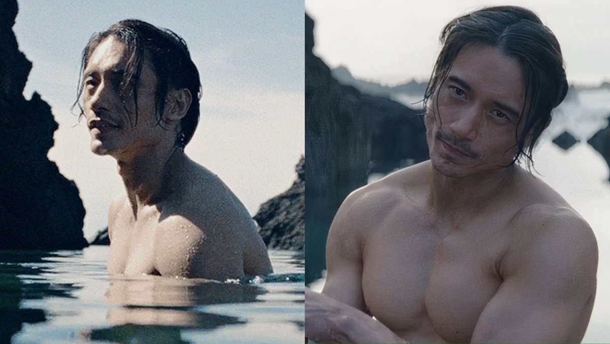 Qimir (Manny Jacinto) takes a nude dip into alien waters on The Acolyte.