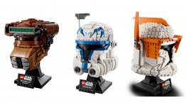 These STAR WARS LEGO Helmets Celebrate CLONE WARS and RETURN OF THE JEDI